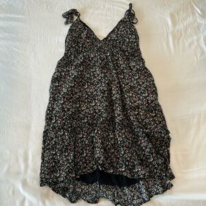 PinkBlush Black Floral Maternity dress